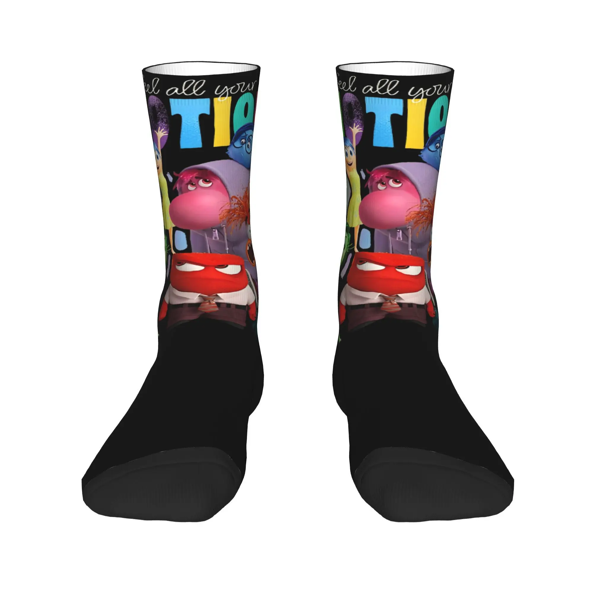 Men Women Inside Out 2 Feel All Your Emotions Socks Breathable Trendy Movie 2024 Socks Best Gift