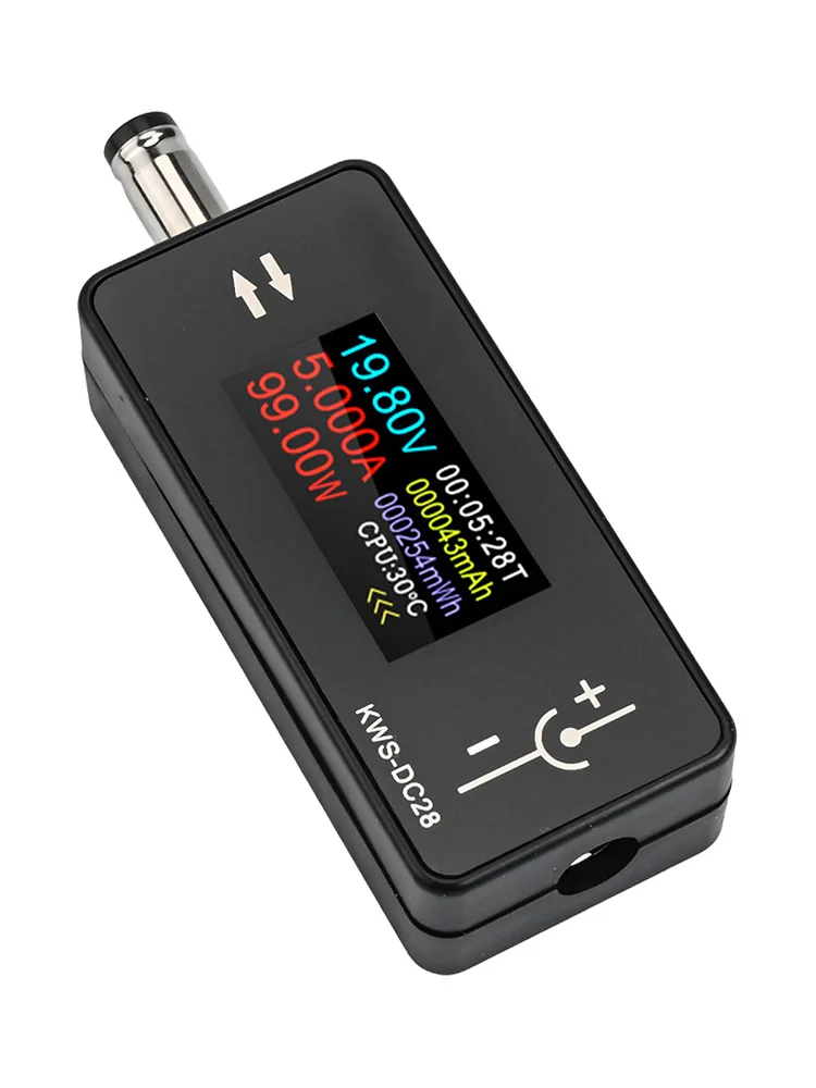 Interface Tester KWSDC28 Multifunctional Tool for Voltage and Current Measurement Compact Size with 0 96 inch Screen