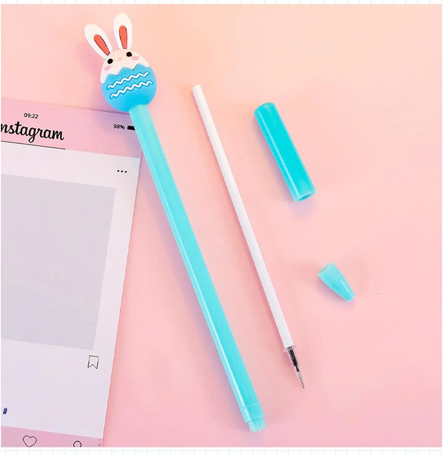 Picture 7: 36 Pcs Wholesale Rabbit Eggs Gel Ink Pens 0.5 Mm Office Writing Supplies Easter Day