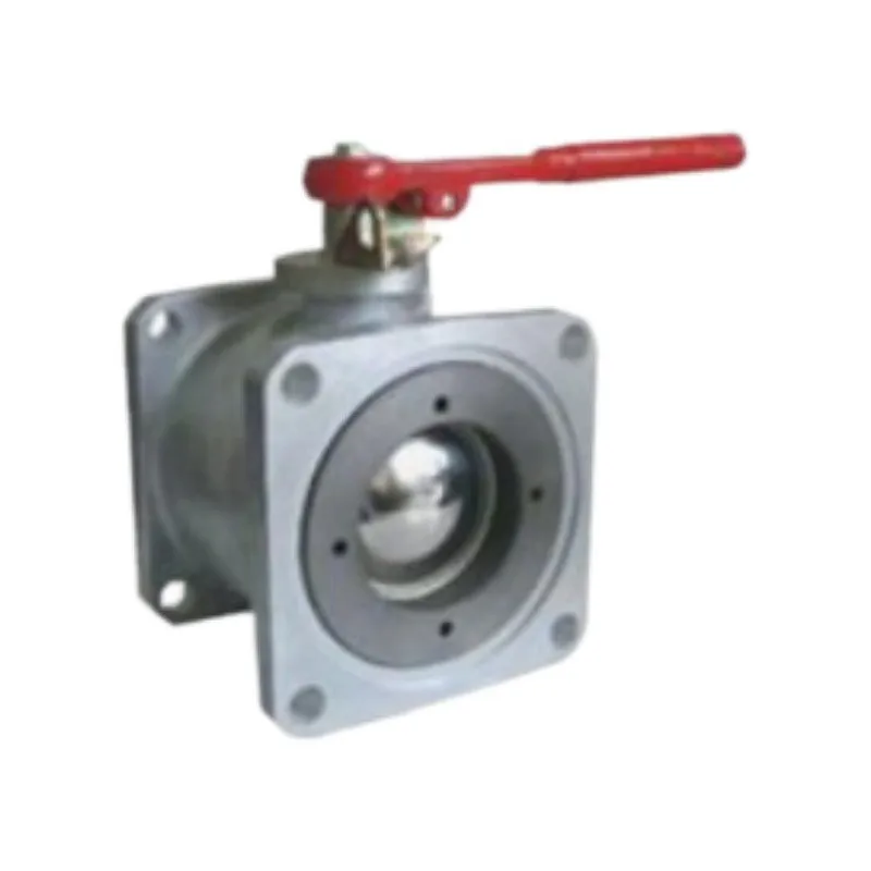 

Stainless steel square flange tanker ball valve, sprinkler manual flange straight through oil truck square ball valve