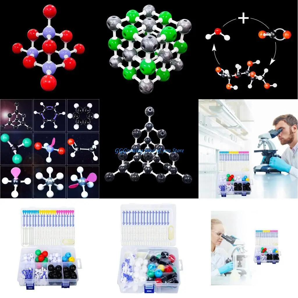 H9EB Organic Chemistry Model Kits Molecular Models Kits With Atoms Bonds for Students