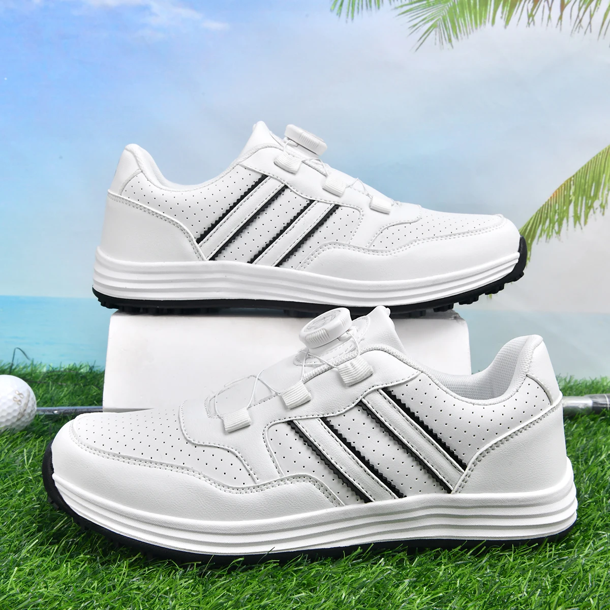Unisex Twist Lock Golf Shoes Q - Golf Equipment Brands ulasan dan harga