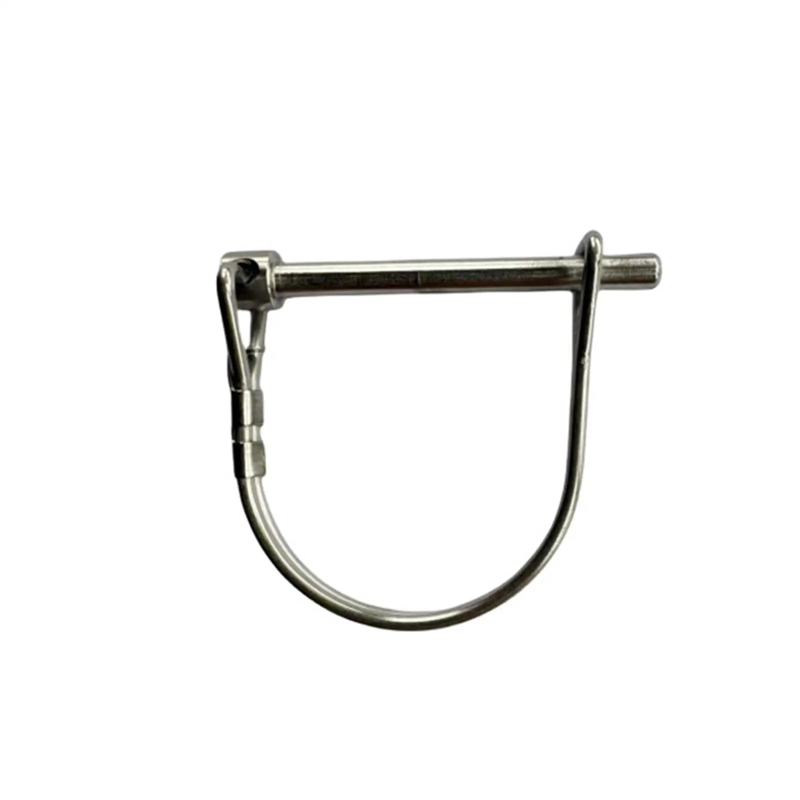 Safety Coupler Pin Stainless Steel Marine Grade Locking Pin Heavy Duty D Shape Quick Release for Trailer Parts