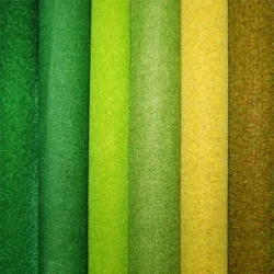 Mata z trawy Cienkie sztuczne trawniki Mata z trawy do modelu pociągu Nieprzylepny papierowy trawnik Fałszywa dekoracja trawnika Ogród