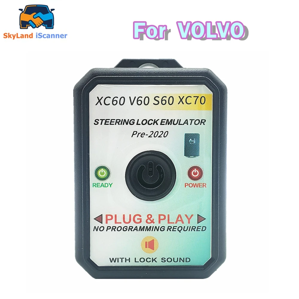 

Для Volvo XC60 V60 S60 XC70 Pre-2020 Звук блокировки Маленький симулятор без программного обеспечения plug and play Симулятор блокировки рулевого управления очень практичный