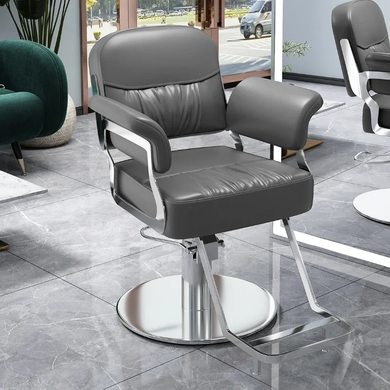 

Swivel Chair Saloon Red Barber Aesthetic Owl Professional Pedicure Barbing Salon Chairs Hairdresser Toilet Sillas Hair Purpose