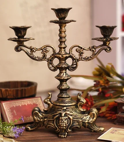 

Handicrafts, carved iron candlesticks, wax stands, retro candle holders, home and wedding decorations