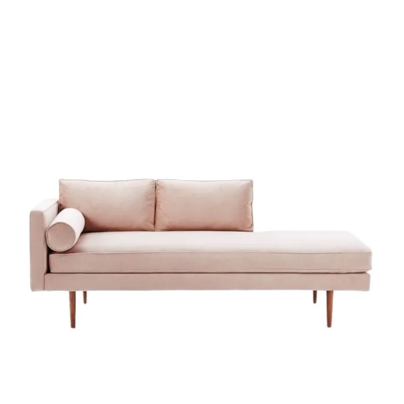 

Nordic simple modern light luxury fabric lazy leisure beauty couch, small apartment living room bedroom can be dismantled