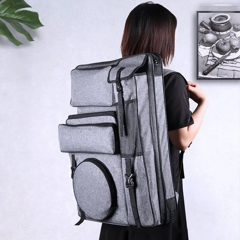 Multifunctional Artist Portfolio Backpack Sketch Art Painting Bag 4k Waterproof Large Carrying Bags Tool Storage Backpacks