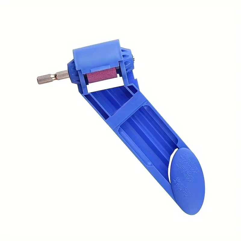 For Quick And Easy Sharpening Of Nail Drill Bits, Sharp And Ready 1pc Portable Drill Bit Sharpener With Grinding Wheel
