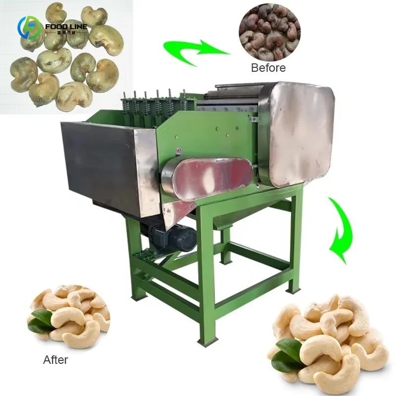 Customized Low Price Cashew Processing Machine Nut Shell Breaking Equipment