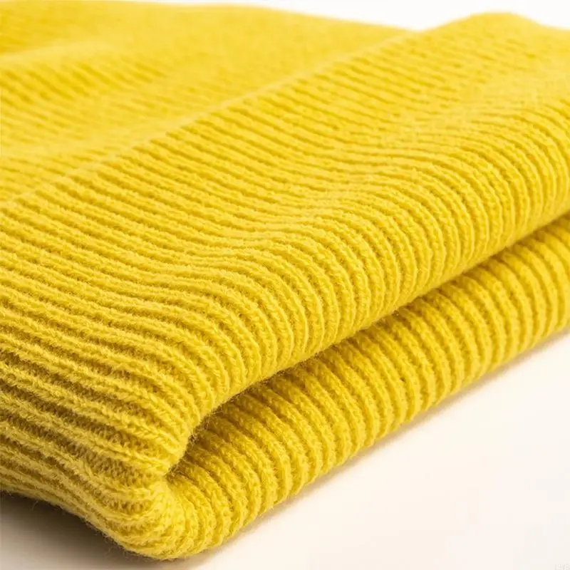 قبعات الشتاء الدافئة الصوف السميك قبعة صغيرة مترهل قبعة الشتاء الملونة قبعة الجمجمة للجنسين 49MB #4