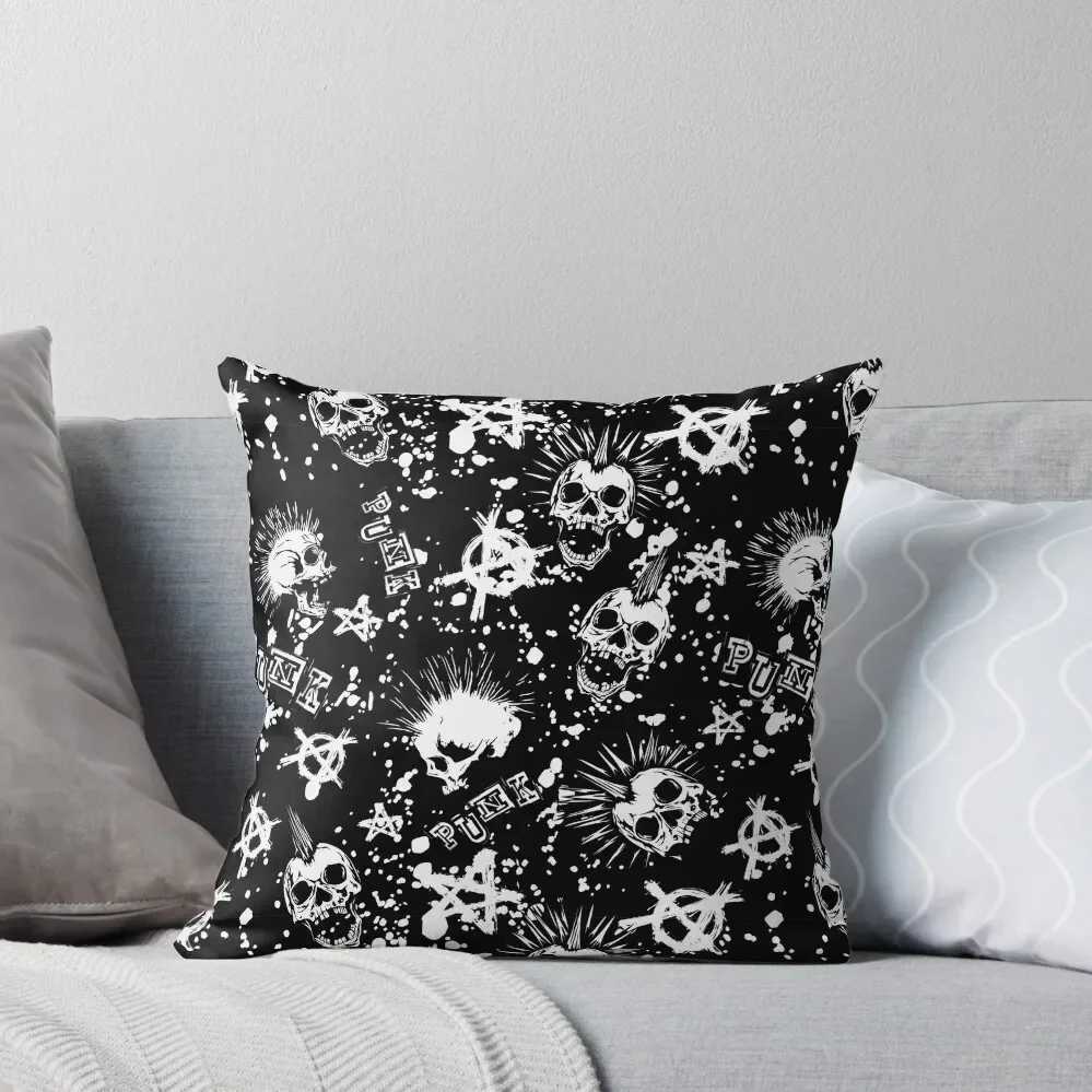 

Punk background Throw Pillow Cushions Cover Custom Cushion Photo Sofa Covers For Living Room Pillow Case Christmas pillow