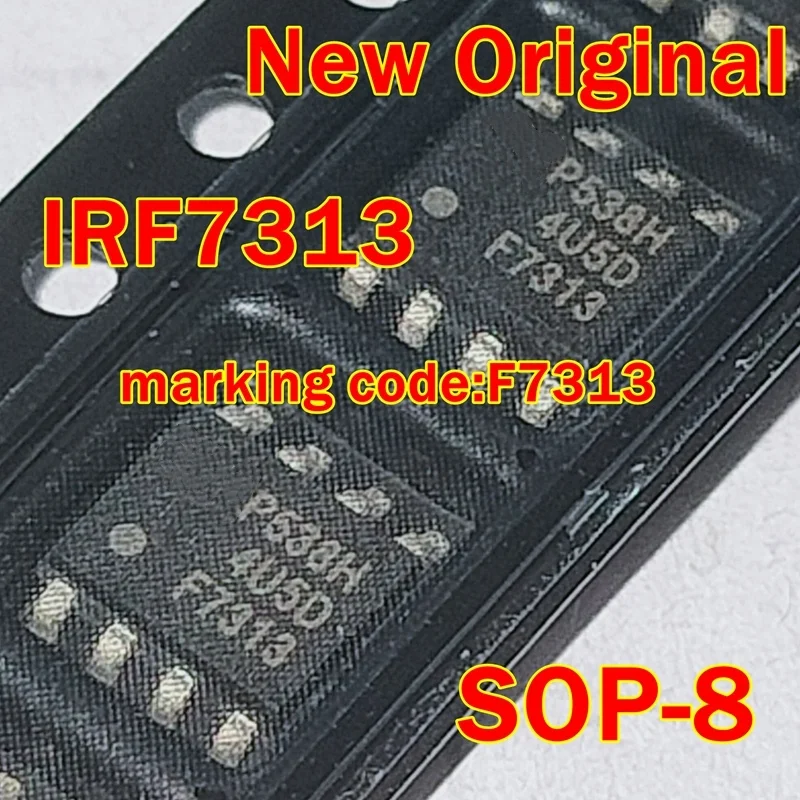 

1pcs to 100pcs IRF7313TRPBF IRF7313PBF IRF7313 SOP-8 marking code:F7313 New Original Dual N Channel MOSFET