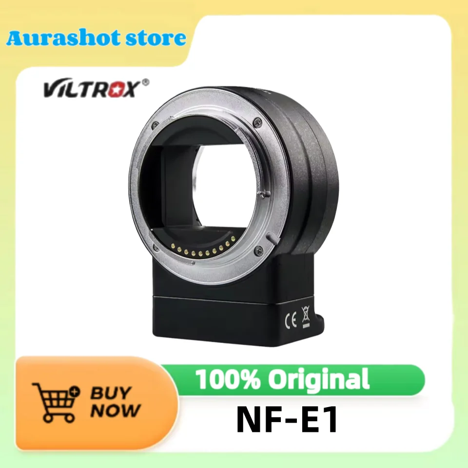 VILTROX NF-E1 렌즈 어댑터 링 자동 초점 조리개 제어 니콘 F 렌즈 - 소니 E 마운트 A7SII A7RII A7II 카메라용