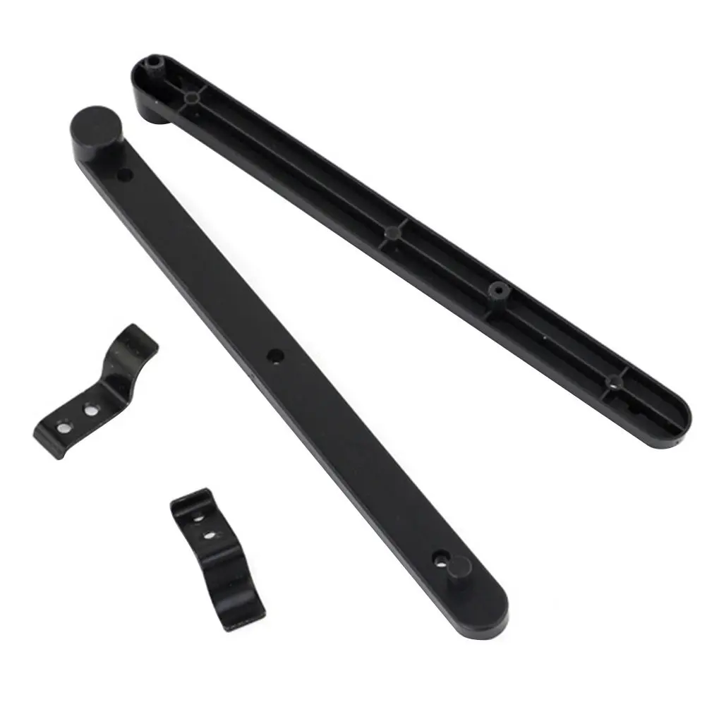 1Set Cabinet Hidden Door Slide Rails Flip-Up Guide Buffer Bracket Cabinet Side Slides Bookcase Track Flip-Up Door Track