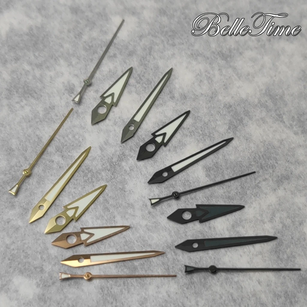 Silver/Gun/Black Gray/Gold/Rose Gold C3 Green Luminous Watch Hands For NH35 NH36 NH37 NH38 NH39 NH70 Movement Watch Accessories image 2
