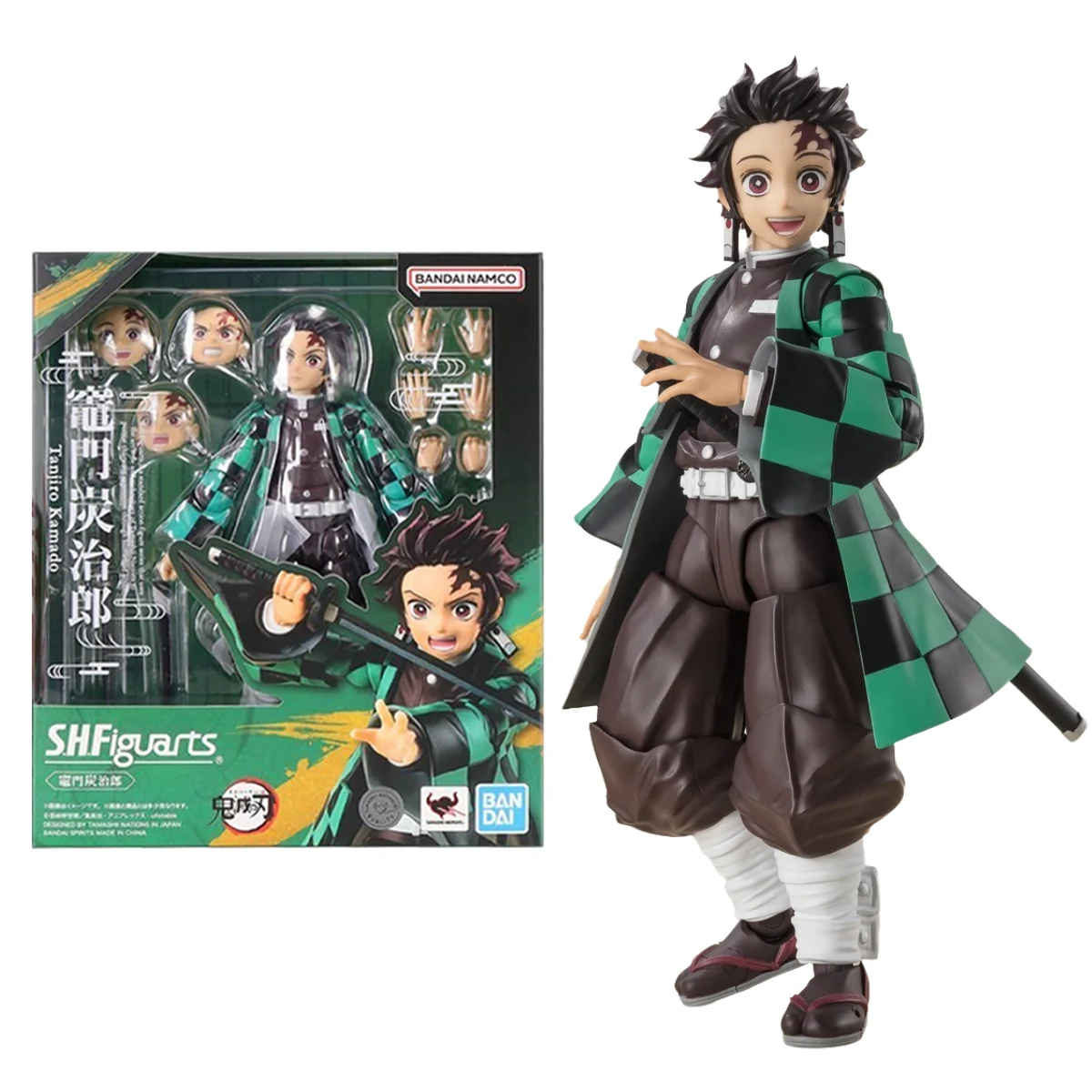 SHF SHFiguarts بانداي الأصلي شيطان القاتل كامادو تانجيرو كامادو Nezuko أنيمي عمل أرقام لعب للأطفال الهدايا