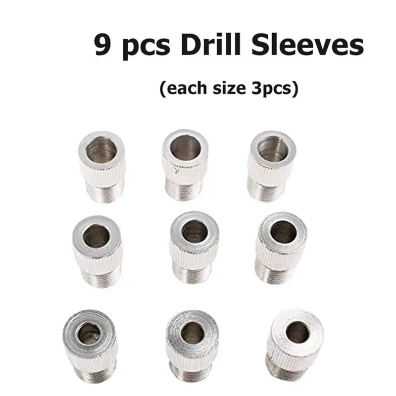 [NEWA08R】 Woodworking Joinery Hole Drill Guide Self Centering Punching Locator Tool Positioner Locator For Metric Dowels