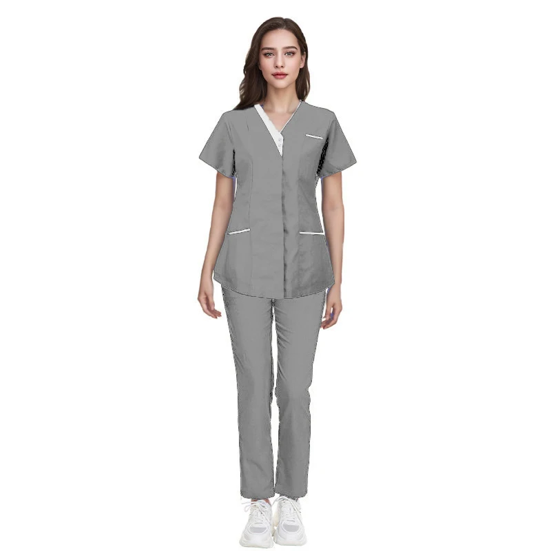 Nurse Uniform Tunic Dentist Therapist Maid Nursing Care Hospitality Nurse Uniform Suit Hotel Sexy Clothes Sanitation Uniform