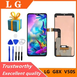 Tested  AMOLED TFT LCD Screen For LG G8X G V50S ThinQ LCD Display With Frame Touch Screen Digitizer LG  V50S Thin Replacement