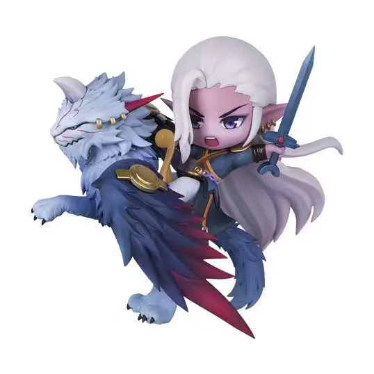 مجموعة نماذج عكسية من Dungeon & Fighter Clement - مجموعة الصندوق الأحمر DNF الرسمية مع شارتين للعملات المعدنية - شكل تجميع قابل للجمع