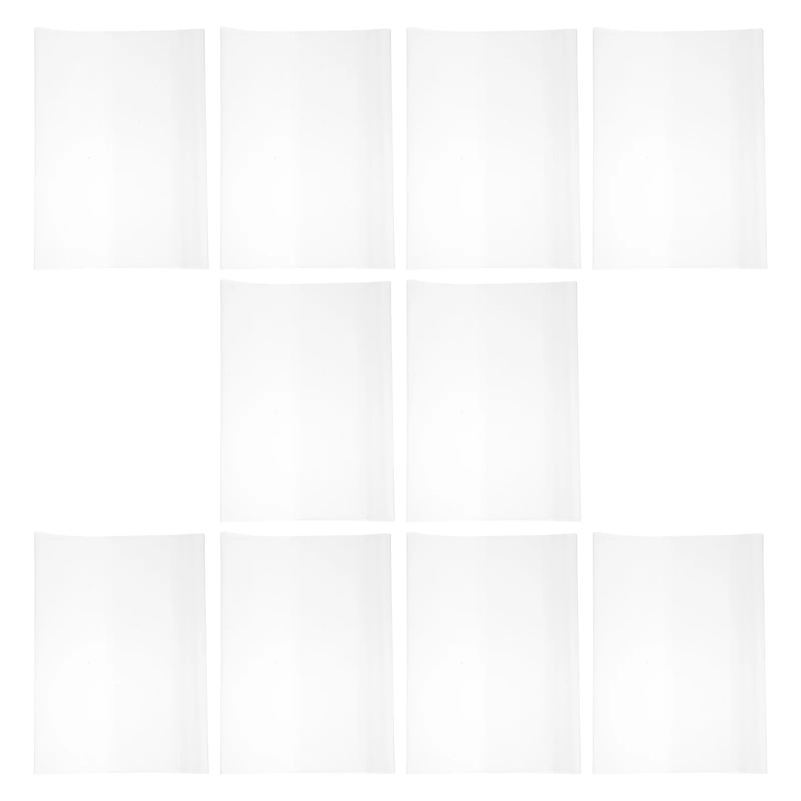 

10 Pcs Protective Cover Book Film Text Clear Textbook for Covering Soft Protector Cheese