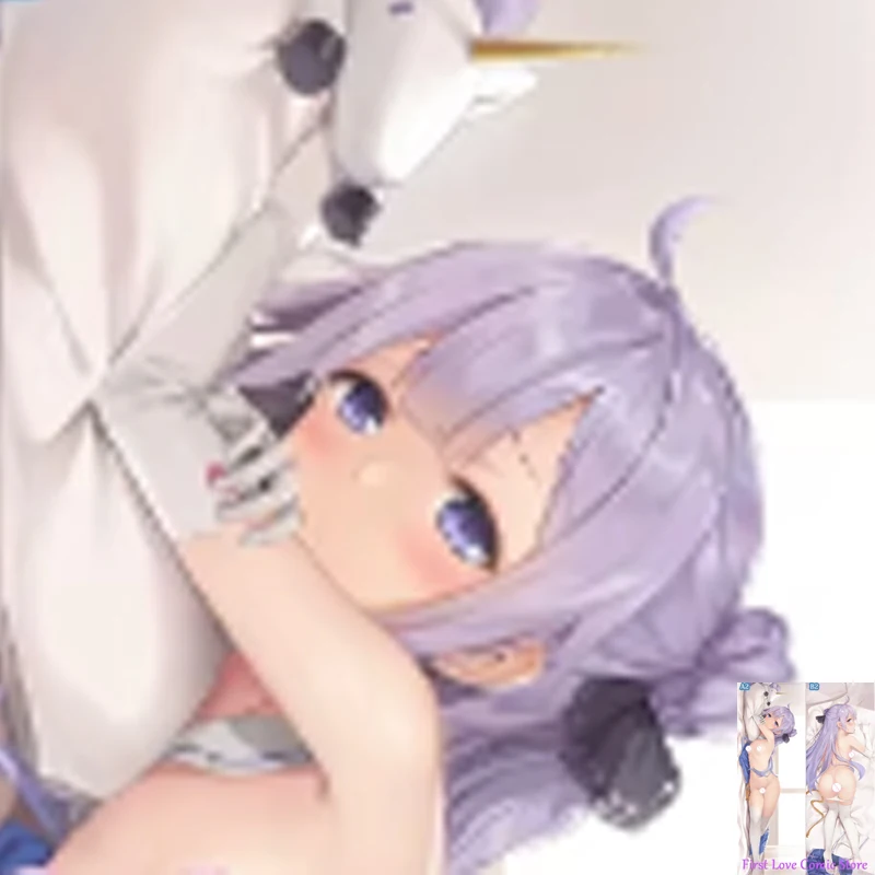

Dakimakura Anime Pillow Cover Unicorn Seductive Giant Breasts Double Sided Print Life-size Body Decoration