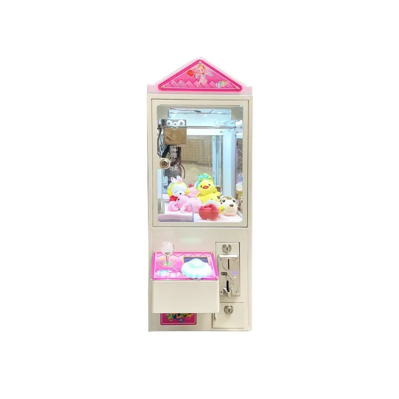 Coin Operated Gift Vending Machine Catcher Claw Toy Doll Machine Mini Claw Machine With Bill Acceptor