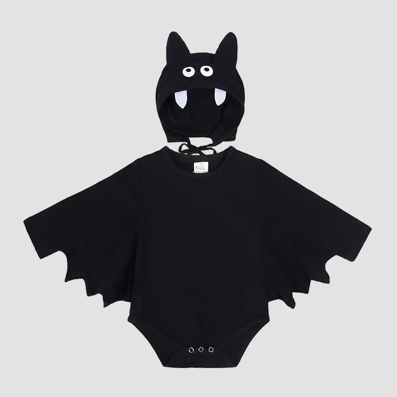 

Bat Baby Halloween Costume Set 2-Piece Romper with Hat for 3-18 Months Infant Toddler Festival Clothes