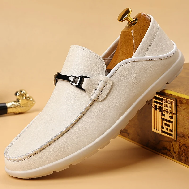 

Flat 2025 Autumn New Men's Casual Shoes Fashion Pu Leather Comfortable Male Sneakers Outdoor Wear-resistant Sports Male Footwear