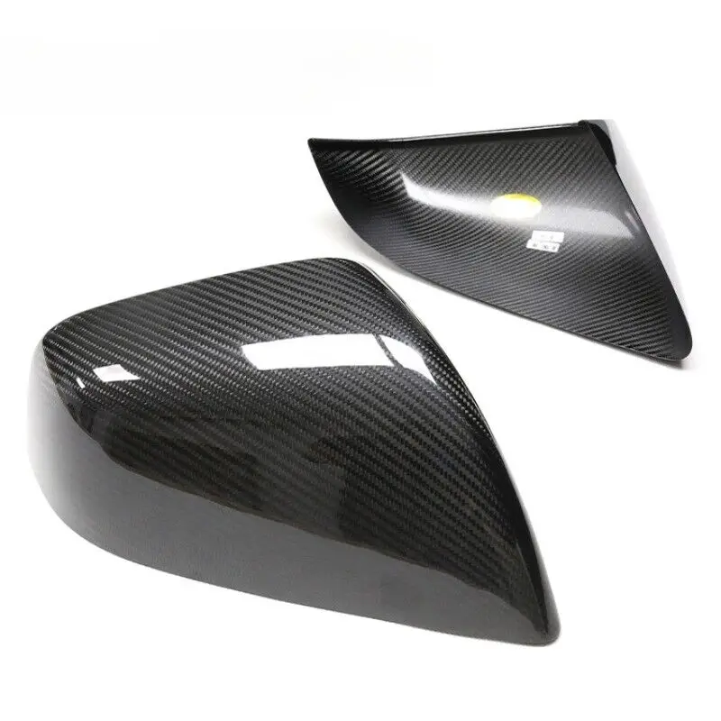 

For Tesla MODEL 3YSX dry carbon rearview mirror shell Carbon horn mirror shell