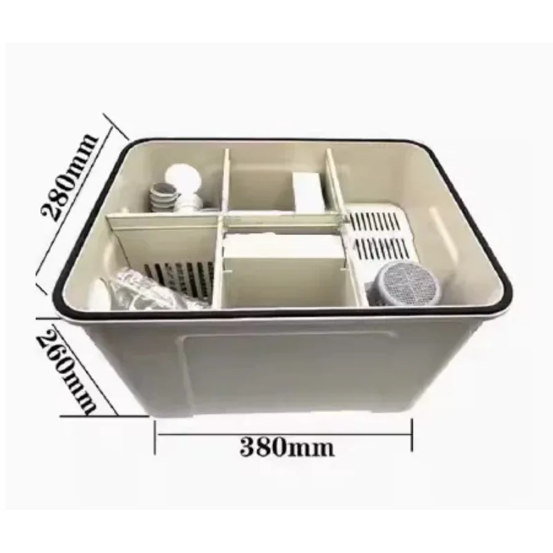 Dental Gypsum Sediment Tank Plaster Trap Filter Basin Polypropylene Wastewater Filter for Dental Lab Clinic Workstation