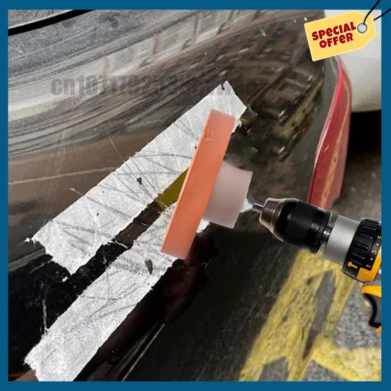 -A89Z For Drill Compatible Adhesive Eraser Wheel, 4 Inch Rubber Wheels For Decal Removal Tool, Sticker Glue Remover For Auto Bod