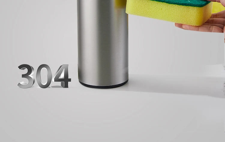 270 ml Küchenseifenmaschine, automatischer Sensor, Händedesinfektionsmittel, intelligenter elektrischer Körperwasch-Seifenspender, Edelstahl 304 – Detail 6