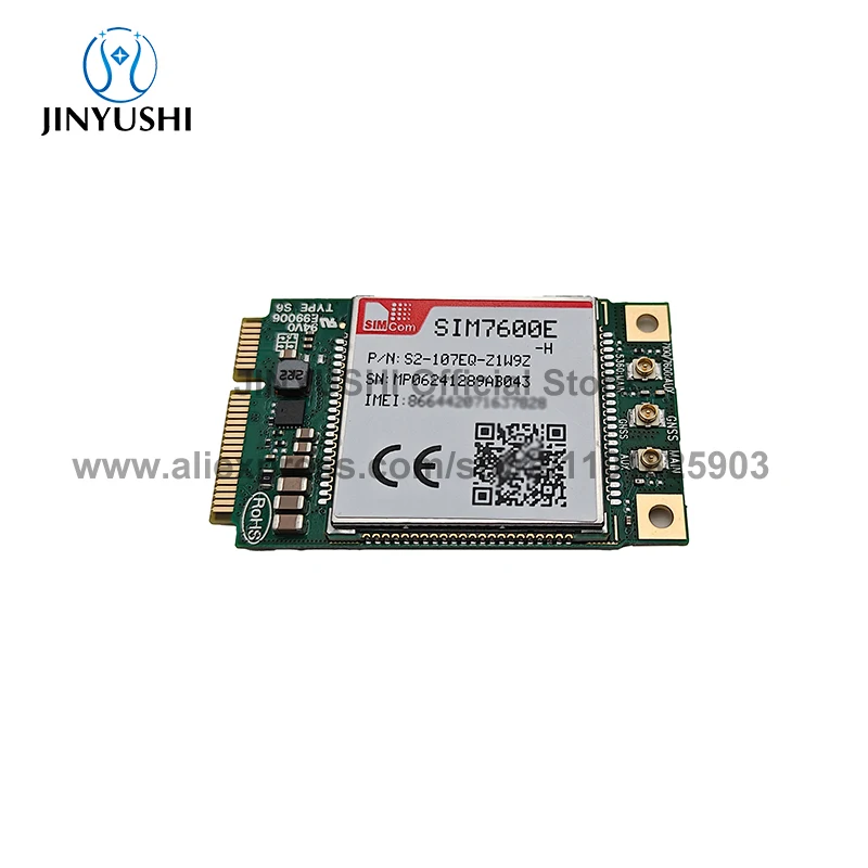 

JINYUSHI for 5pcs/lot SIMCOM SIM7600E-H MINI PCIE PCI-Express Multi Band LTE Module CAT4 module not SIM7600E