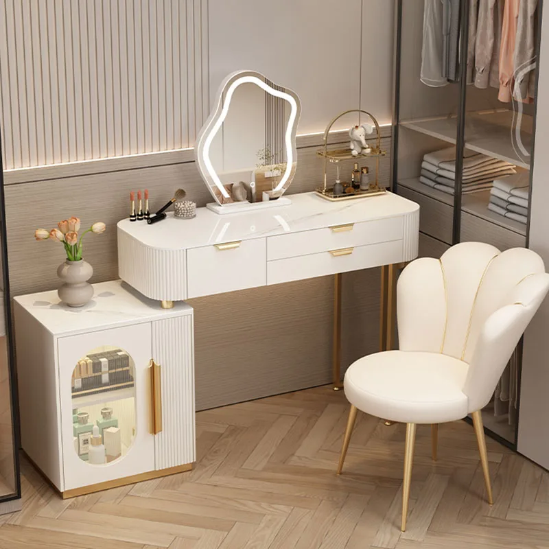 

Makeup Vanity Dressing Table Desk Drawers Nightstand Cabinets Dressing Table Storage Muebles De Dormitorio Bedrooms Furniture