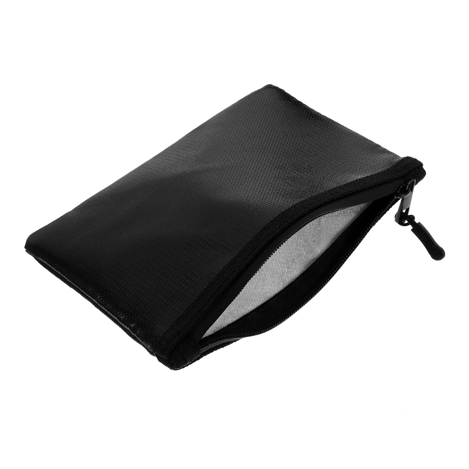 1pc Fireproof Document Bag Liquid Silicone Fiberglass Portable File Pouch For Office Student Waterproof Multipurpose