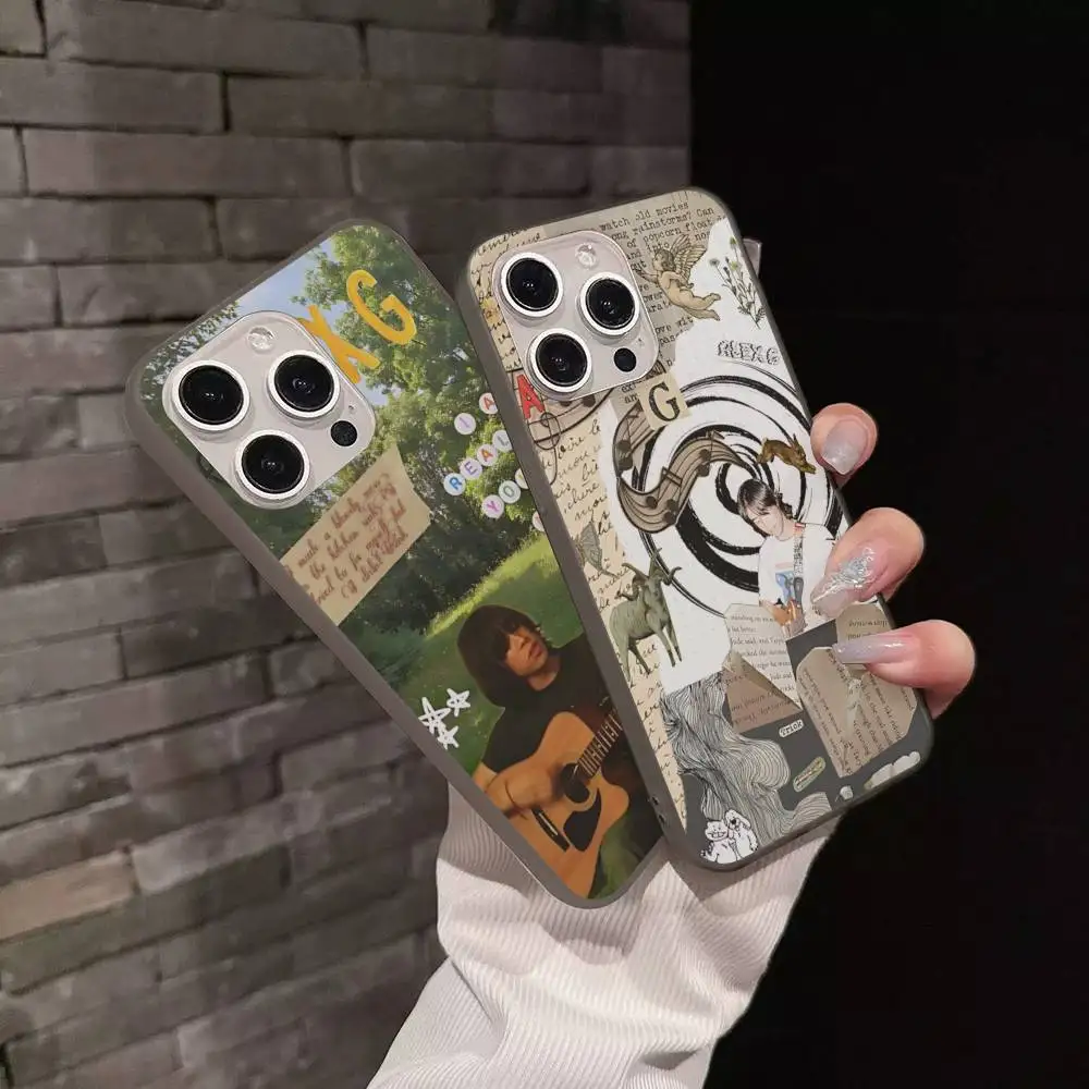 

Singer Popular A-Alex G For IPhone 16 15 11 12 13 14 17 Pro Max PLUS Pro Soft Corrugated Silicone Back Phone Case