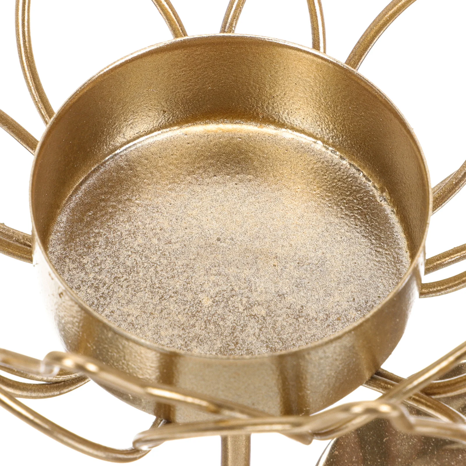 

Hollow Iron Flower Shape Holders Wedding Decor Valentine Stand Home Decorative Metal Candlestick Sturdy Table