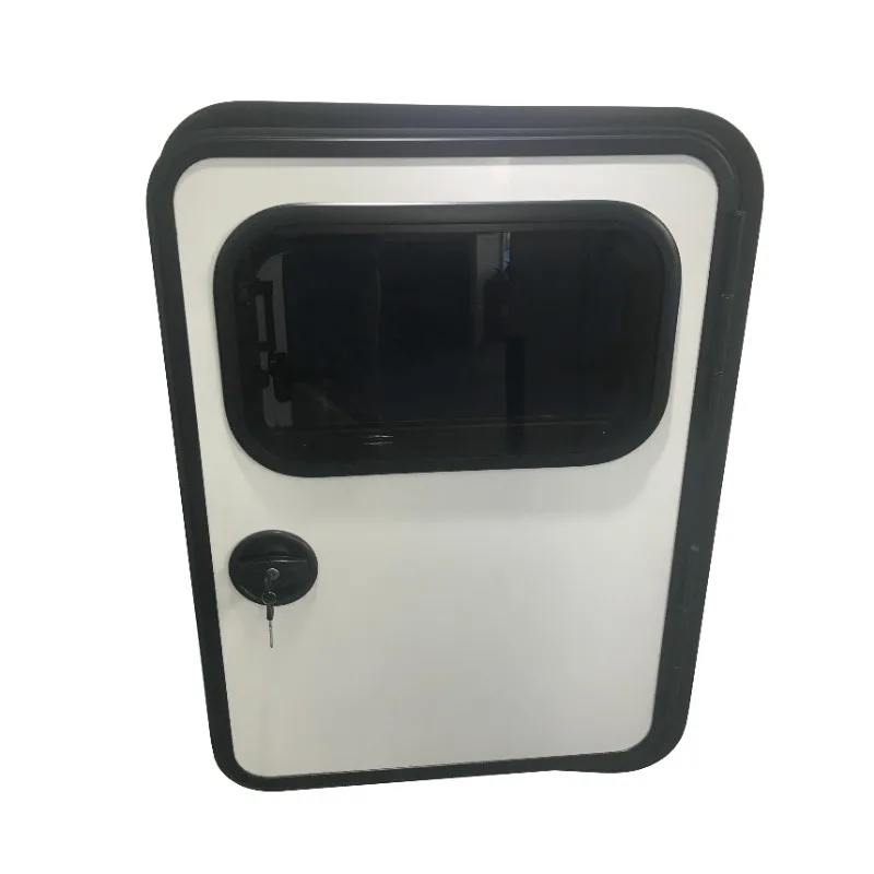 Motorhome  Trailer Teardrop Aluminum Caravan Door Frame Camper Small RV Entry Door With Windows