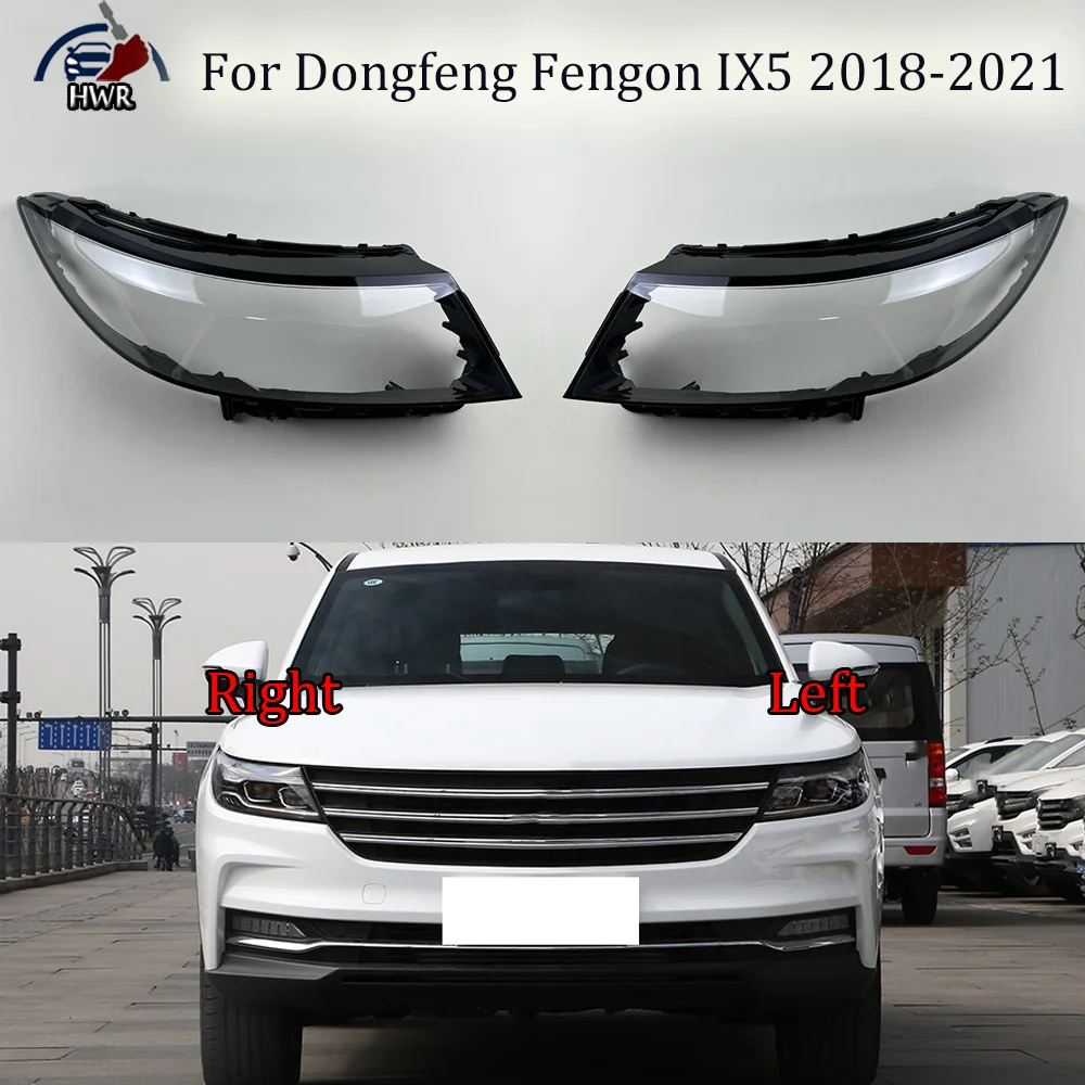 

For Dongfeng 2018 2019 2020 2021 Fengon IX5 Headlight Cover Transparent Lampshade Lamp Shade Plexiglass Replace Original Lens