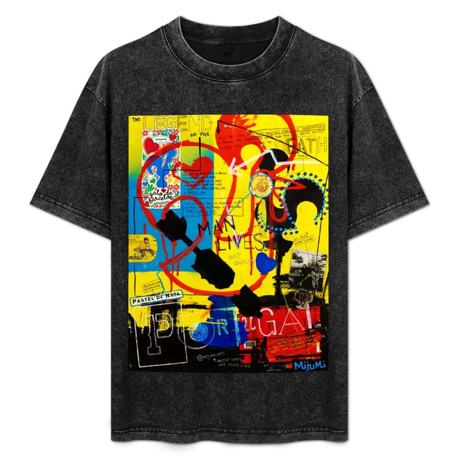 

The Legend of the Galo T-Shirt oversized graphic tee blue archive heavyweights mens t shirt