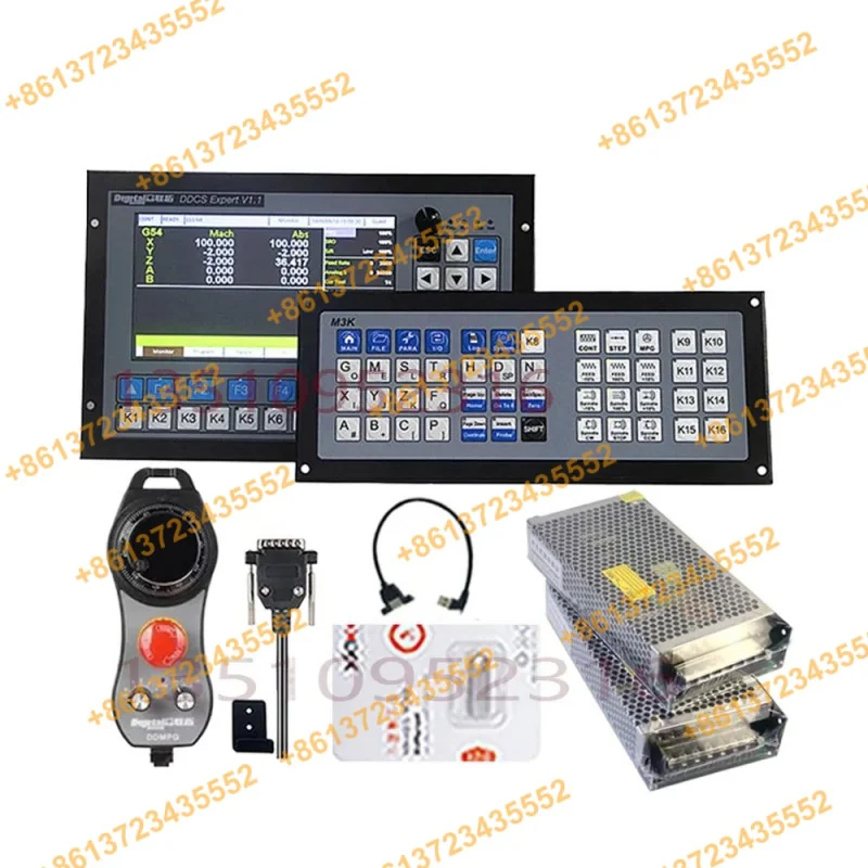 

Cnc Milling Machine Controller Ddcs Expert 3/4/5 Axis Control System Supports M3k Keyboard, Ddmpg Handwheel, 100w 24vdc