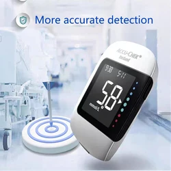 Roche ACCU Check Instant Meter Diabetes Blood Sugar ACCU Check Blood Sugar Test Large Screen Display Light Screen