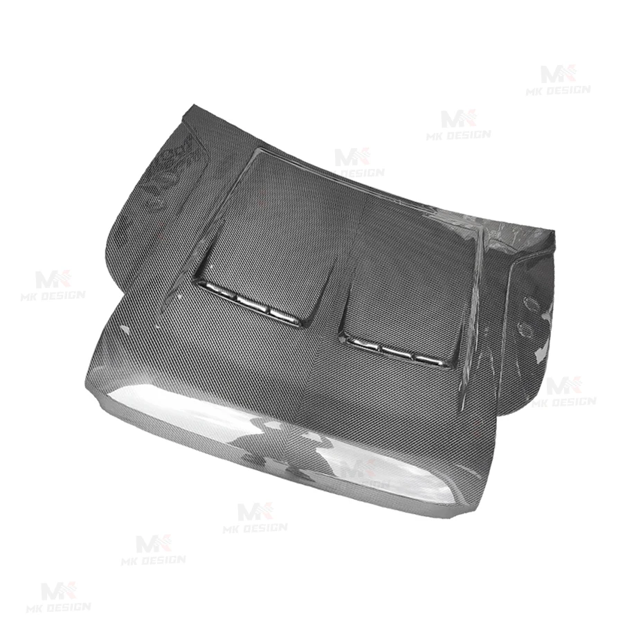 غطاء غطاء محرك السيارة الأمامي من ألياف الكربون لسيارة لاند روفر ديفندر 2020+ غطاء محرك السيارة الأمامي ملحقات السيارة البديلة #3