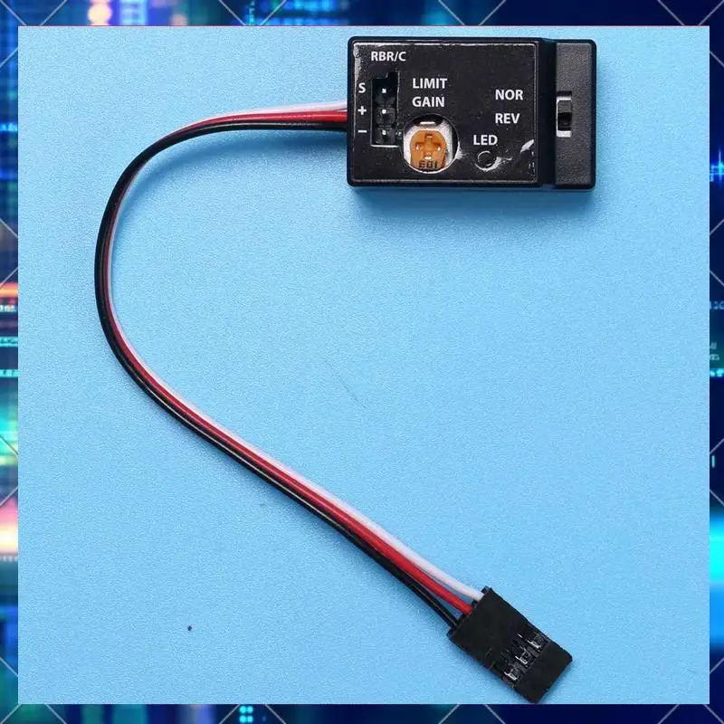 

6X Mini Gyro Gyroscope For WPL D12 1/10 RC Car Drift Racing Car Steering Output Integrated Compact Light-Weight Design-AA02