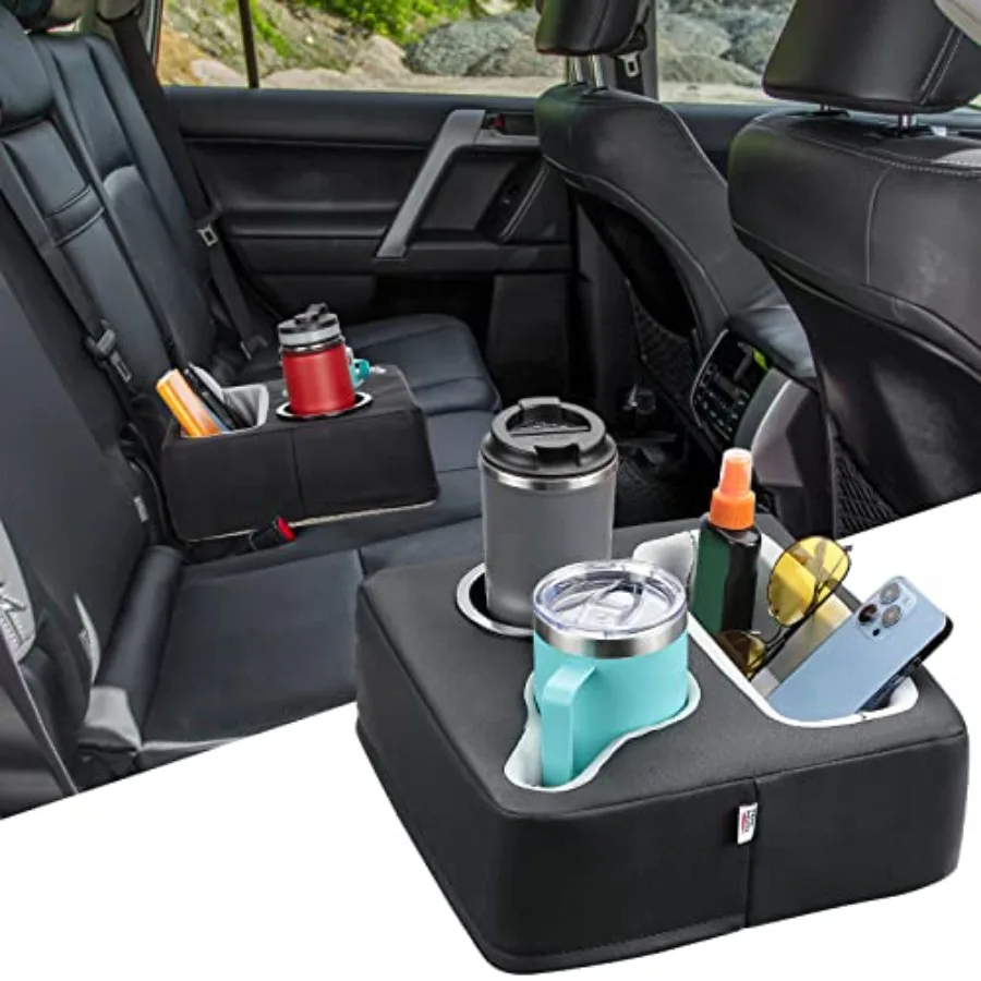 

Back Seat Cup Holder for Car, Couch Cup Holder, Car Truck Boat Organizer, Couch Sofa Bed Expander Tray Holds Drinks, Snacks, Re