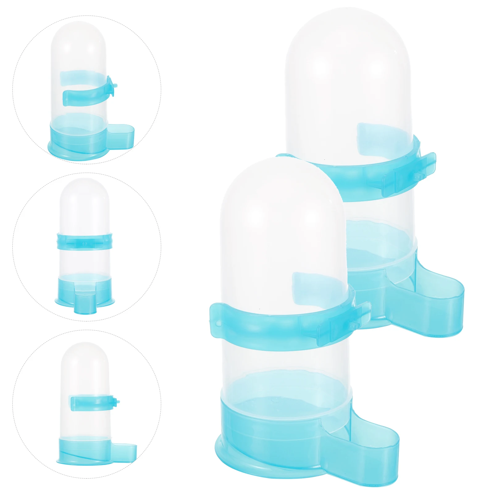 

2Pcs Automatic Bird Water Dispenser Large Capacity Pigeon Water Feeder Suitable for Parrot Dove Bird Cage Accessory