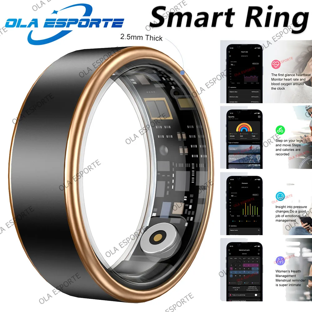 2026 Smart Ring with Gesture Control, Waterproof
